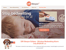 Tablet Screenshot of dri-sleeper.com